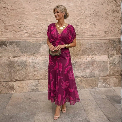 Vestido largo con hombros descubiertos